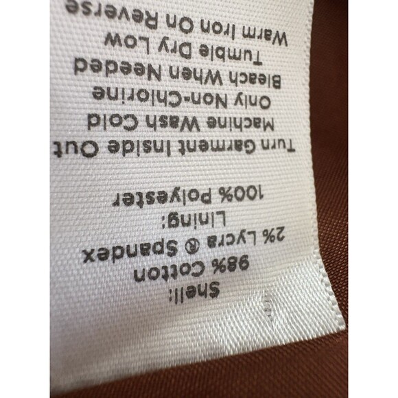 Talbots Woman’s Petite Sz 10P Corduroy Brown Jacket, Lined 3 Buttons, Pockets - Picture 7 of 9